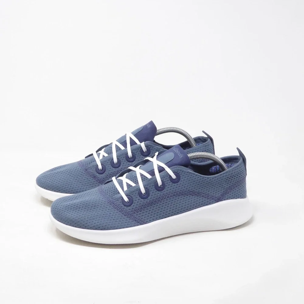 Allbirds Mens SLTR Super Light Tree Runner Blue Mesh Low Top Sneakers Size 10